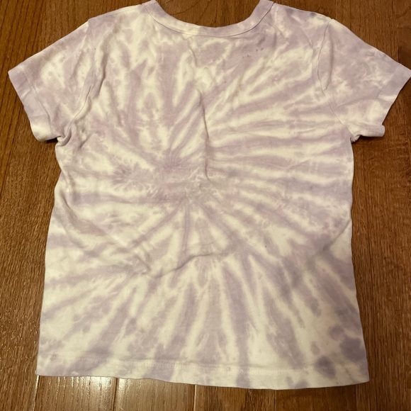 Purple tie dye vans crop top - Picture 2 of 4